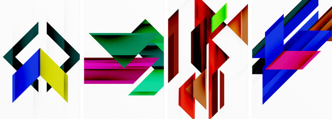 Triangle wallpaper or poster background design