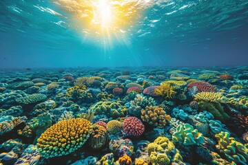 Obraz premium Deep sea underwater professional advertising food photography