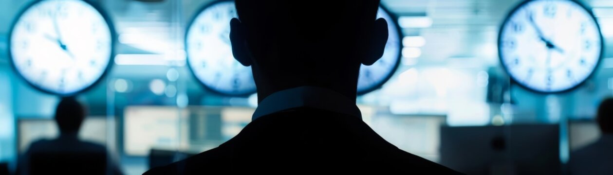 checking time, worried glance, close up