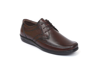 party wear leather formal shoes isolated