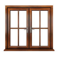 Obraz premium Vintage Cutouts of Traditional Wooden Windows