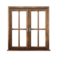 Obraz premium Quintessential Wooden Window Silhouettes