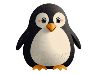 Fototapeta premium penguin cartoon character