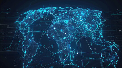 Country Map Showing Neural Tech Integration in Governance