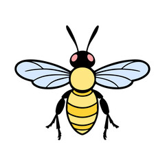 Hornet vector design logo illustration for insect 