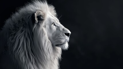 Majestic White Lion King