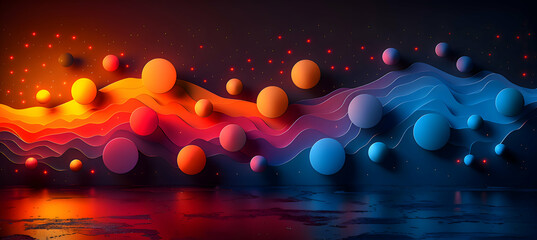 A dynamic timeline infographic showcasing a business concept's evolution through eight distinct phases, utilizing vector elements and 3D paper labels within integrated circles