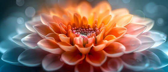 A flower-like educational circle diagram, with each petal showcasing a unique learning facet. The diagram is set against a gradient background, enhancing its educational theme