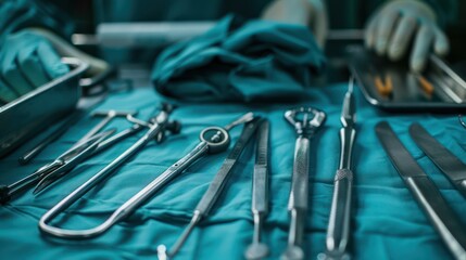 Fototapeta premium Dentist is injecting anesthetic into patient's mouth at dental clinic.