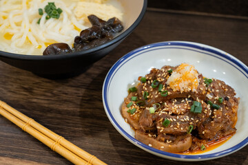 Beef Brisket and Beef Tongue