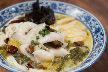 Sour and Spicy Fish Soup Noodles