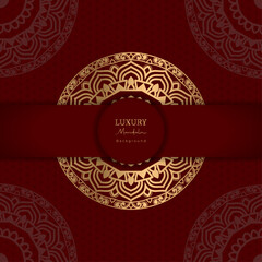 Mandala background design. Decorative mandala element in a circle shape. 