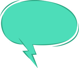 bubble speech massaege balloon empty chat