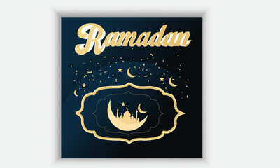 ramadan social media banner and beautiful ramadan post template
