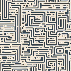 Abstract pattern with maze