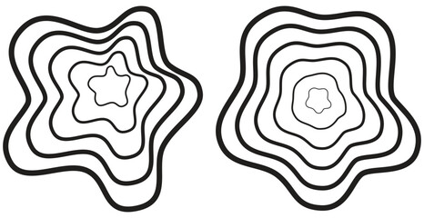 topographic map for studying, curvy abstract art lines for decoration, flowing water lines, dynamic curve line