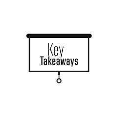 Key takeaways text on white background