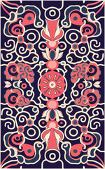 2d vector illustrator colorful vintage Seamless hi res Portuguese tiles Artwork

