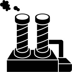 Factory Pollution Icon