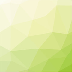 Gradient green polygon pattern. Low poly design. Vector illustration
