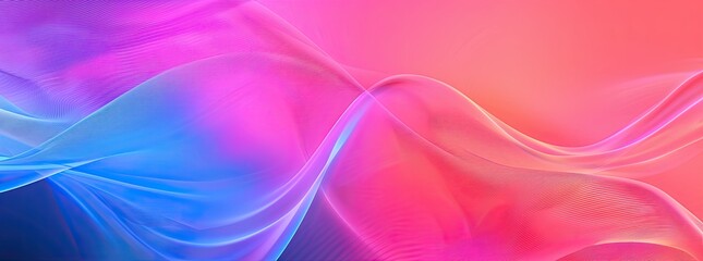 Abstract colorful wavy gradient background.