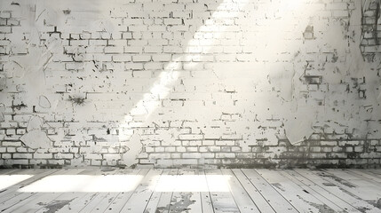 Obraz premium white brick wall and background