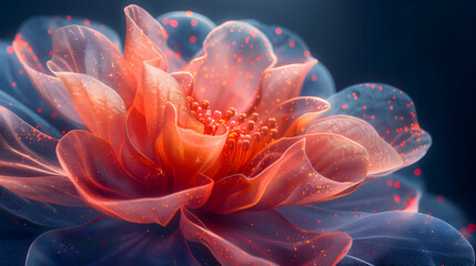 Obraz premium An educational circle diagram in the shape of a blossoming flower, each petal representing a unique learning facet. The petals seem almost tangible, inviting exploration