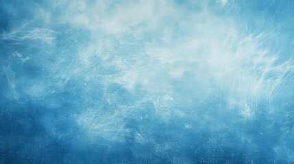 a grainy texture on a sky-blue background.  the calming effect and the association with natural elements