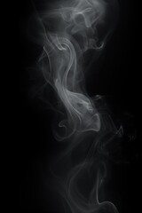 Overlays of smoke, fog, and mist create an atmospheric effect on a black background