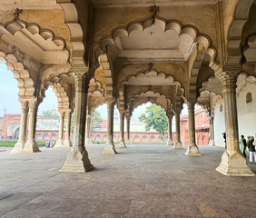 Regal Interiors - Discovering the Magnificent Beauty of Diwan-i-Am (Hall of Public Audience) in...