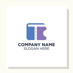ticket logo design concept, business logo design vector