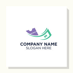 ticket logo design concept, business logo design vector