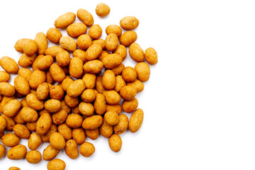 Coconut cream coated peanuts snack