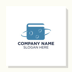 payment logo design vector, wallet logo inspiration