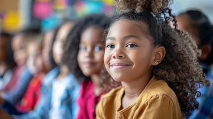 A group of young students listening attentively to an elder sharing stories of their cultural history emphasizing the importance of passing down traditions