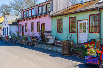 Christianshavn neighbourhood in Copenhagen, Denmark