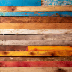 Beach Colorful wood planks backgrounds