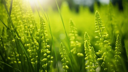 Medicinal herb known as Equisetum arvense also called field horseta