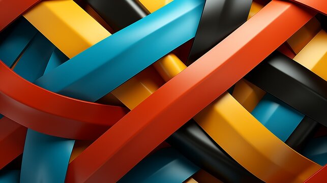 A geometry background with a series of diagonal lines in contrasting colors, creating a bold and dynamic pattern suitable for contemporary designs.