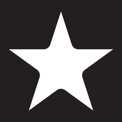 Star vector icon, simple sign for web site and mobile app.