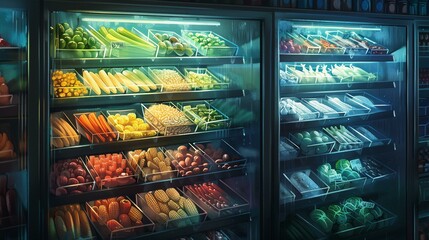 Artistic depiction freezer