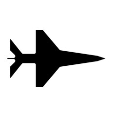 plane icon on white background