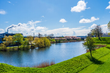 Obraz premium View of Kastellet moat in Copenhagen, Denmark
