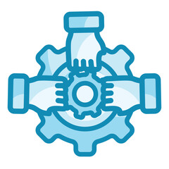 Obraz premium Teamwork Icon