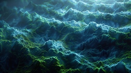 Green moss background in abstract style.