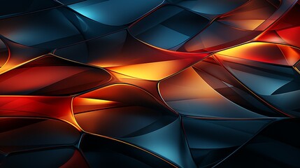 A visually stunning abstract background with interconnected lines and rounded polygons, blending organic shapes with modern, futuristic aesthetics.