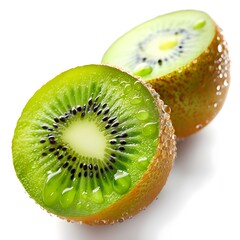 kiwi on white background