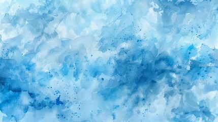Obraz premium Soft watercolor blue texture, perfect for soothing or wellnessrelated backgrounds