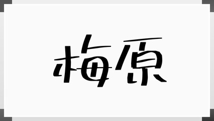 梅原 (日本人の名前・苗字)