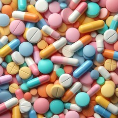 The Vibrant Spectrum of Medication Pills: Beauty in Health Packaging
